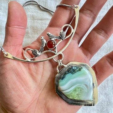 925 OMG OMG GORGEOUS! SolarQuartz Pendant Necklace