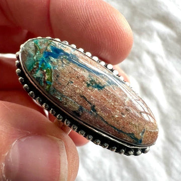 925 Personal Power Chrysocolla Ring 10