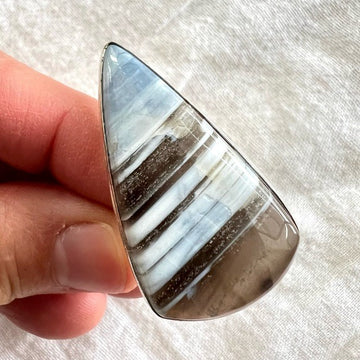 925 HIGH⚡️VIBE Owyhee Opal Banded Ring 8.75