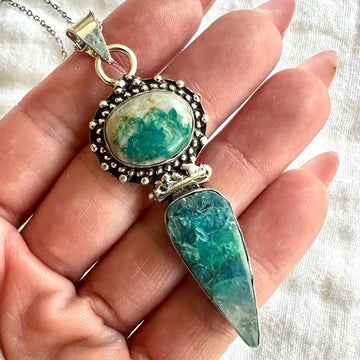 925 High⚡️Vibrational Quantum Quattro Pendant Necklace