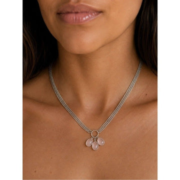 925 Triple Dainty Love Activation Pendant Necklace