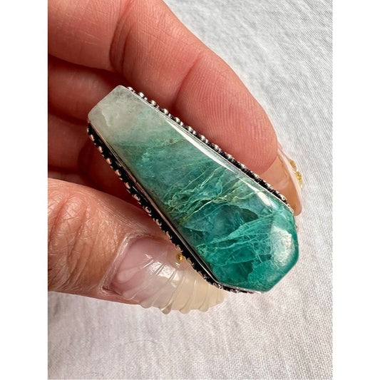 925 OMG OMG MASSIVE Quantum Quattro COFFIN Ring 5.25