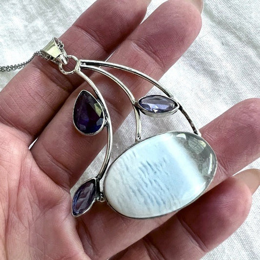 925 HIGH⚡️VIBE Owyhee Opal Necklace Pendant