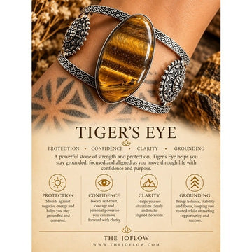 925 Solar Chakra Raw TIGERS EYE Cuff Bracelet