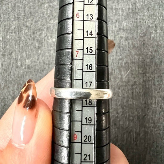 925 Multiple Flash Moonstone w/ Black Tourmaline! 8