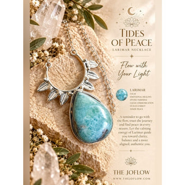 925 Ocean Tides Caribbean LARIMAR Pendant Necklace