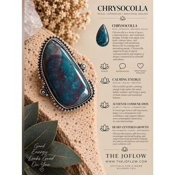 925 Heart Centered Growth Chrysocolla Ring 9