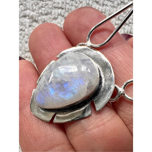 925 Balance Fem Energy FLASH MOONSTONE Necklace