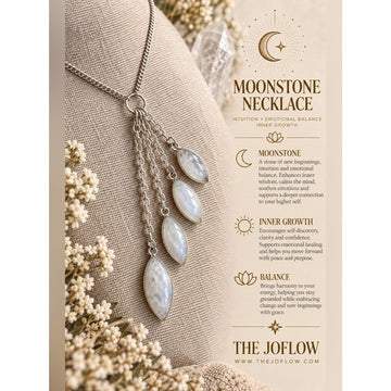 925 Elegant 4 Strand Moonstone Necklace