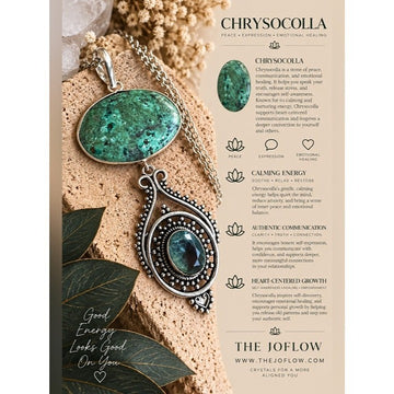925 Truth Serum CHRYSOCOLLA Pendant Necklace