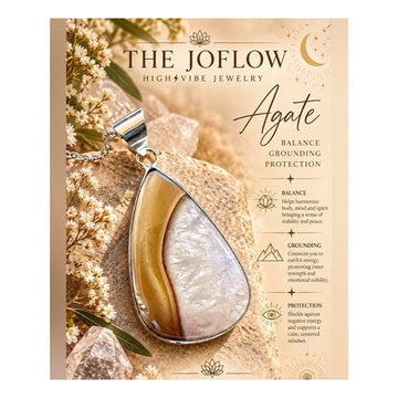 925 Sacred Harmony Agate & Quartz Necklace