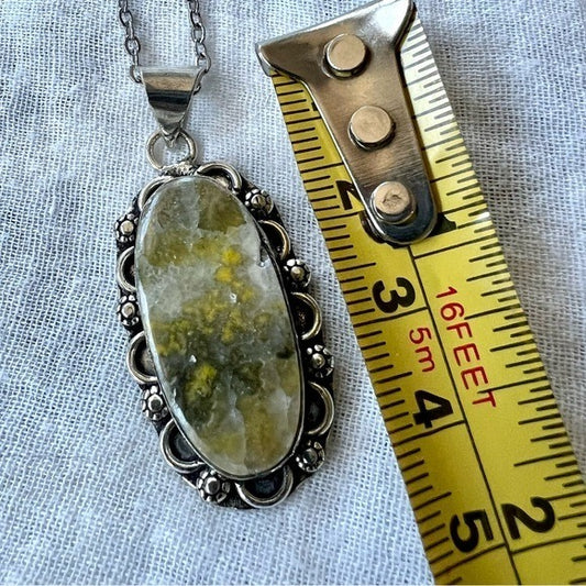 925 Playful Bumble Bee Jasper Feminine Pendant Necklace